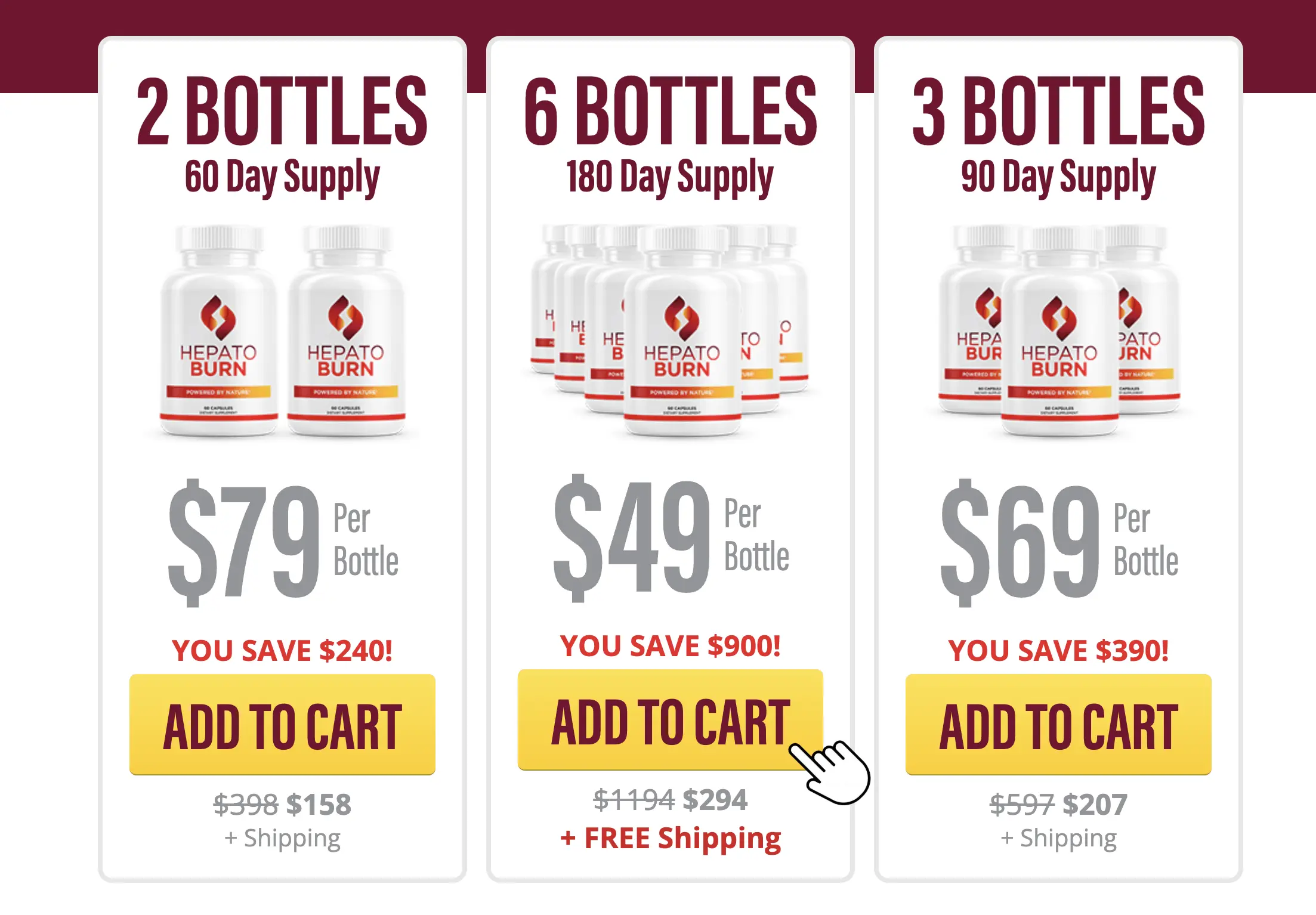 3 Days HepatoBurn™ Offer